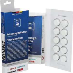 מארז 10 טבליות לניקוי מכונות קפה Bosch